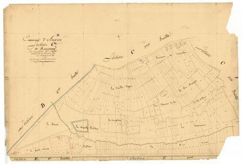 Auxon, section C dite de Roncenay, feuille n° 4