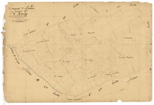 Auxon, section C dite de Roncenay, feuille n° 5