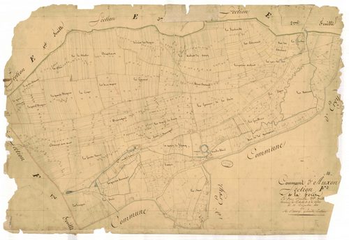Auxon, section F dite de la forêt, feuille n° 2