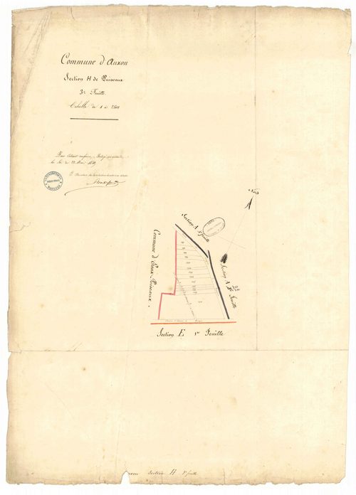 Auxon, section H dite de Puiseaux