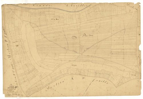 Avirey-Lingey, section A dite de la plaine chanoys, feuille n° 2, parcelles n°118-780