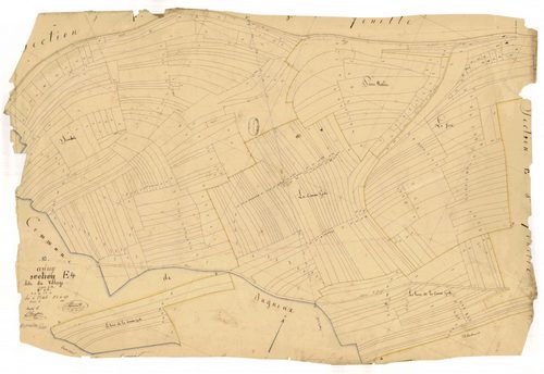 Avirey-Lingey, section E dite du village, feuille n° 4, parcelles n°1810-2170