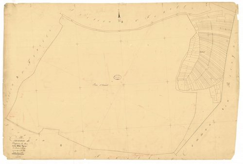 Bagneux-la-Fosse, section B dite de vigneron, feuille n° 4, parcelles n°1274-1383