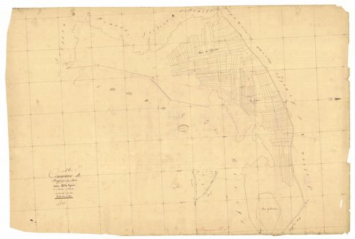 Bagneux-la-Fosse, section B dite de vigneron, feuille n° 5, parcelles n°1384-1518