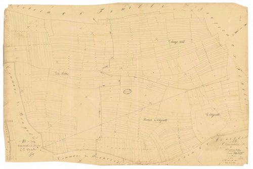 Bagneux-la-Fosse, section C dite de valognon, feuille n° 5, parcelles n°1512-1801