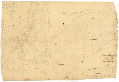 Bagneux-la-Fosse, section E dite du village, feuille n° 2, parcelles n°349-1155