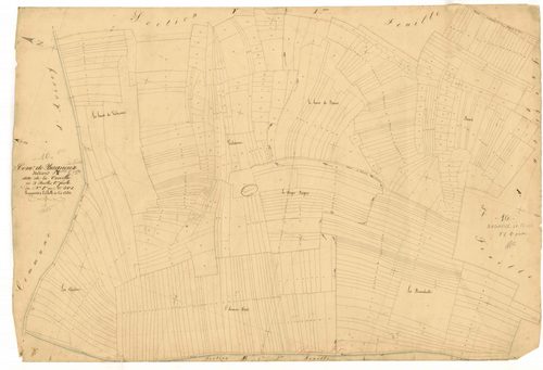 Bagneux-la-Fosse, section F dite de la voveille, feuille n° 1, parcelles n° 1-501