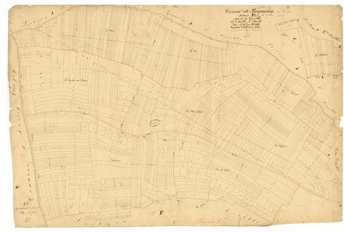 Bagneux-la-Fosse, section F dite de la voveille, feuille n° 2, parcelles n°502-1106
