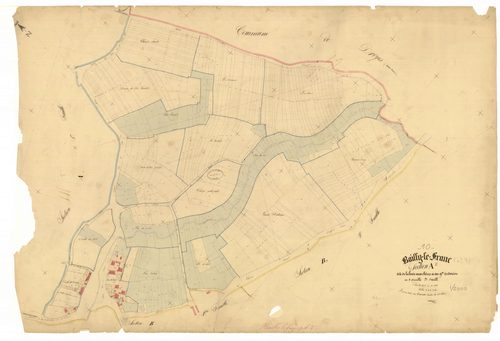 Bailly-le-Franc, section A dite de la haie aux chênes, feuille n° 2, parcelles n°359-688