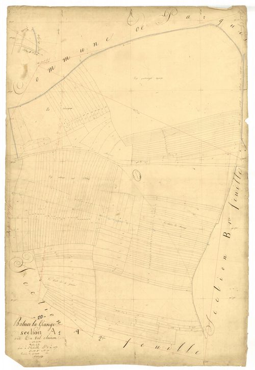 Balnot-la-Grange, section A dite du Val Clarion, feuille n° 1