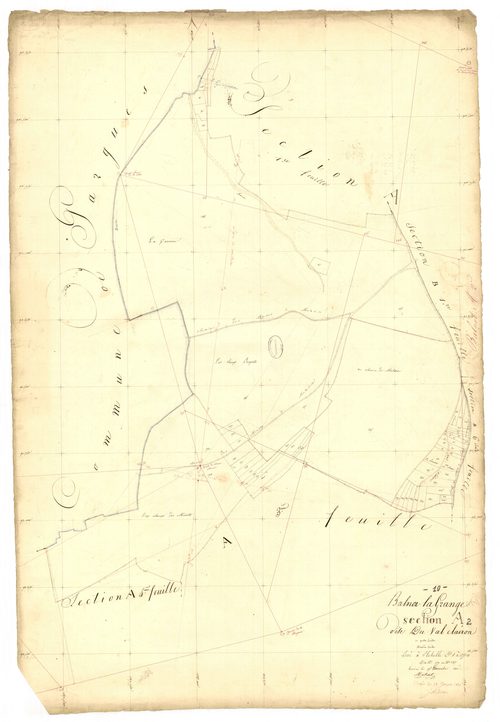 Balnot-la-Grange, section A dite du Val Clarion, feuille n° 2