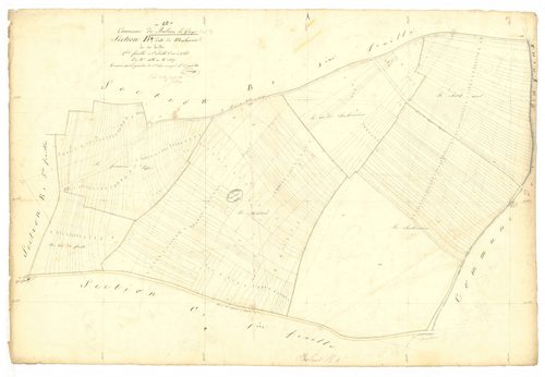 Balnot-la-Grange, section B dite de malassise, feuille n° 4