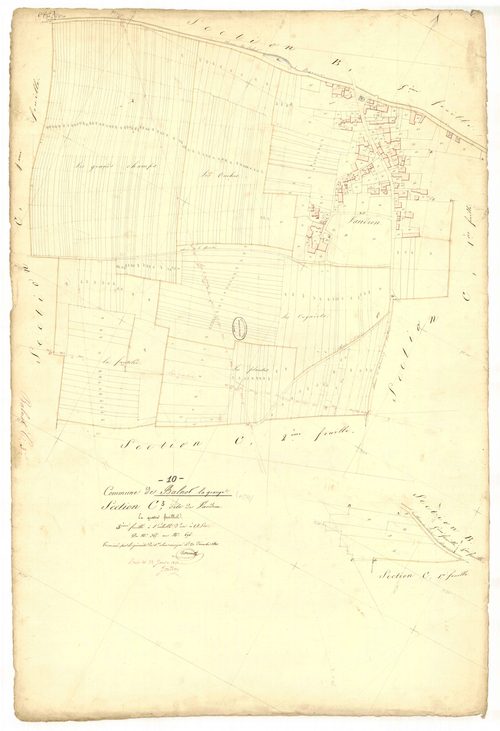 Balnot-la-Grange, section C, feuille n° 3