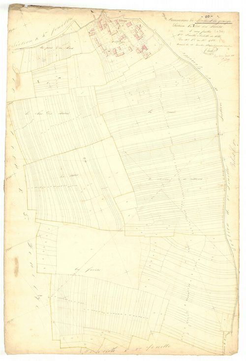 Balnot-la-Grange, section E dite des forêts, feuille n° 1