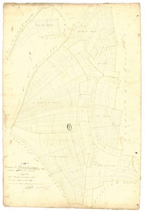 Balnot-la-Grange, section E dite des forêts, feuille n° 5