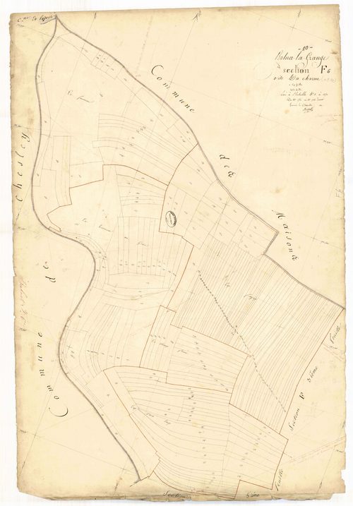 Balnot-la-Grange, section F dite du charme, feuille n° 6