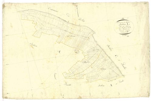 Balnot-sur-Laignes, section A dite de bellevue, feuille n° 4