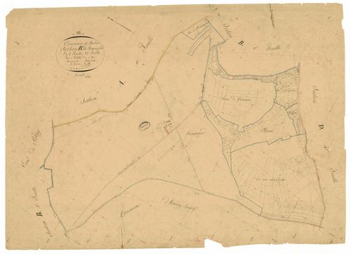 Balnot-sur-Laignes, section B dite de beauregard, feuille n° 2