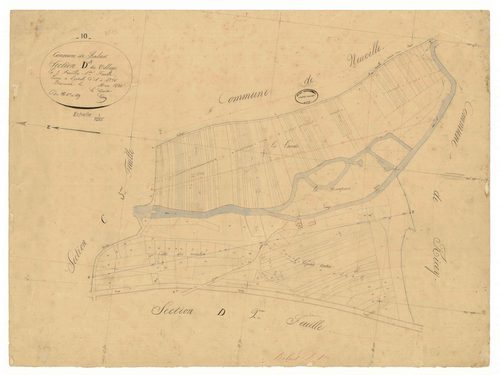 Balnot-sur-Laignes, section D dite du village, feuille n° 1