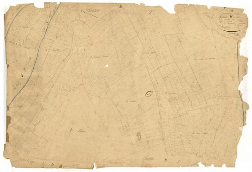 Balnot-sur-Laignes, section D dite du village, feuille n° 3