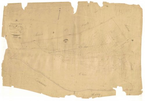 Balnot-sur-Laignes, section D dite du village, feuille n° 5