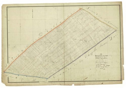 Barberey-Saint-Sulpice, section F dite des champs-dey
