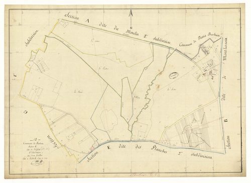 Barbuise, section G dite de l'église, feuille n° 2