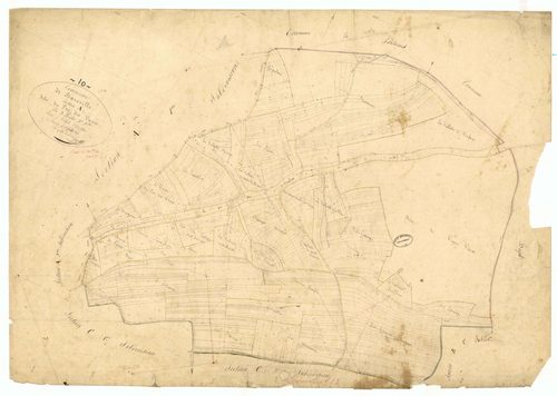 Baroville, section A dite site du pré des vaux, feuille n° 3