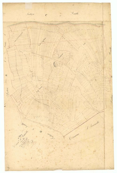 Baroville, section D dite site du moulin avent, feuille n° 3