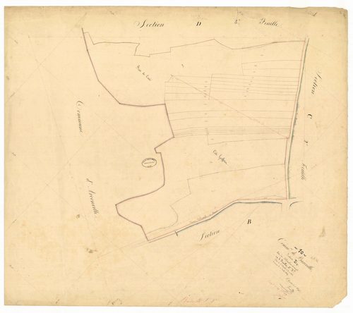 Baroville, section D dite site du moulin avent, feuille n° 4