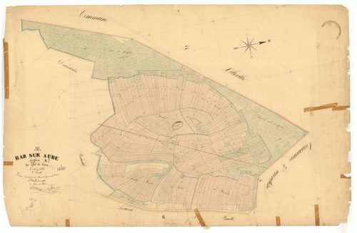 Bar-sur-Aube, section A dite du val de Tors, feuille n° 2