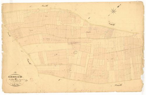 Bar-sur-Aube, section B dite des vaussaux, feuille n° 4