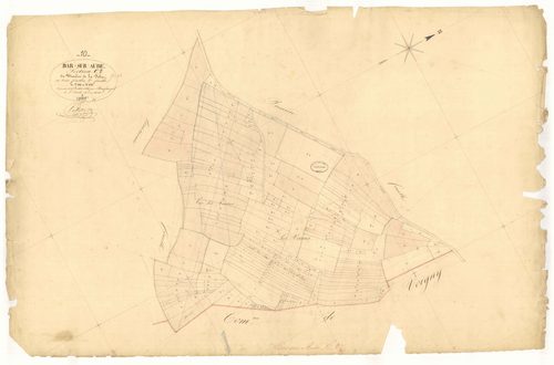Bar-sur-Aube, section C dite du moulin de la folie, feuille n° 2