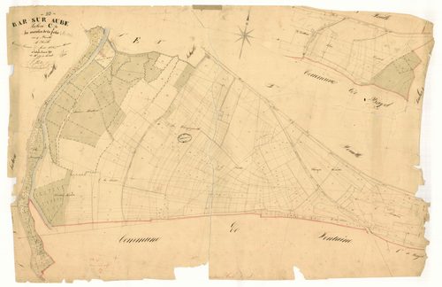 Bar-sur-Aube, section C dite du moulin de la folie, feuille n° 4