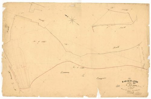 Bar-sur-Aube, section D dite de Sainte Germaine, feuille n° 4