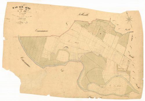 Bar-sur-Aube, section E dite de la ville, feuille n° 1