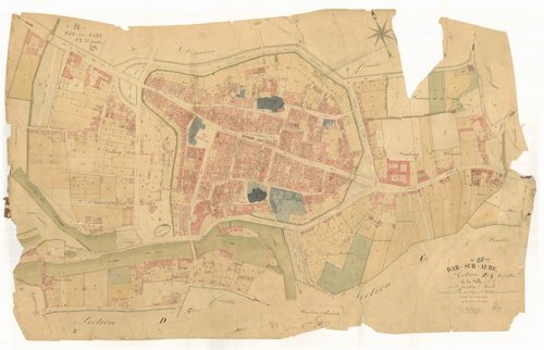 Bar-sur-Aube, section E dite de la ville, feuille n° 3