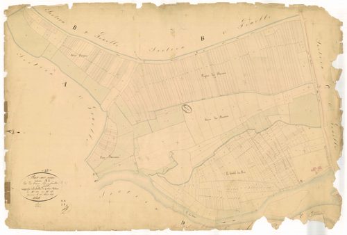 Bar-sur-Seine, section A dite des ormes, feuille n° 2