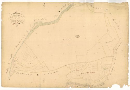 Bar-sur-Seine, section B dite de la Borde, feuille n° 2