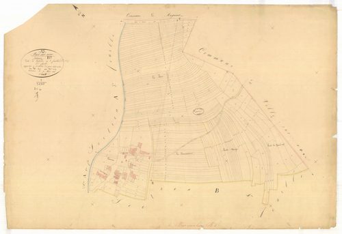 Bar-sur-Seine, section B dite de la Borde, feuille n° 5