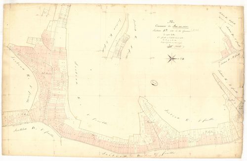 Bar-sur-Seine, section E dite de la garenne, feuille n° 2