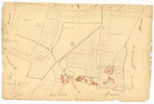 Bar-sur-Seine, section G dite d'Avaleur, feuille n° 2
