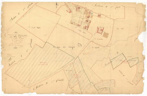 Bar-sur-Seine, section G dite d'Avaleur, feuille n° 3