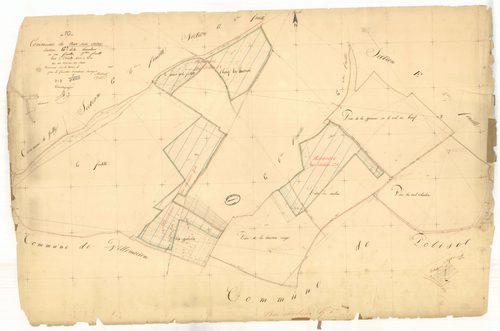 Bar-sur-Seine, section G dite d'Avaleur, feuille n° 5