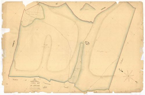 Bayel, section B dite du village, feuille n° 3
