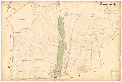 Bercenay-en-Othe, section A dite de bercerelle, feuille n° 2