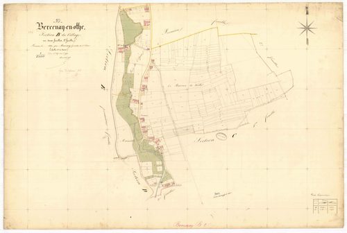 Bercenay-en-Othe, section B dite du village, feuille n° 3