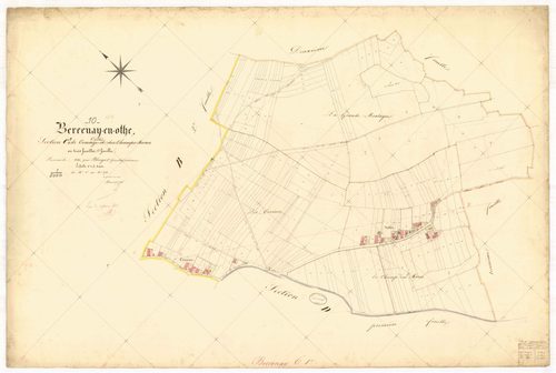 Bercenay-en-Othe, section C dite de la vallée, feuille n° 1