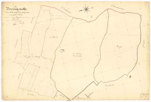 Bercenay-en-Othe, section C dite de la vallée, feuille n° 3