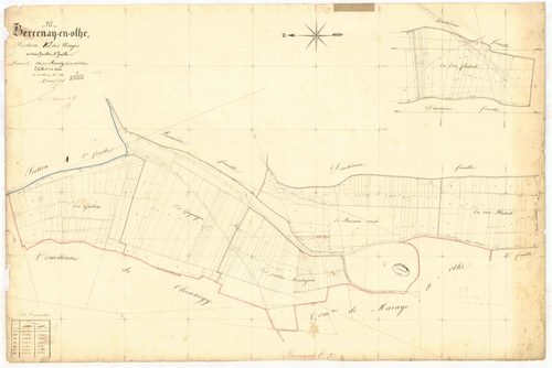 Bercenay-en-Othe, section E dite des usages, feuille n° 3